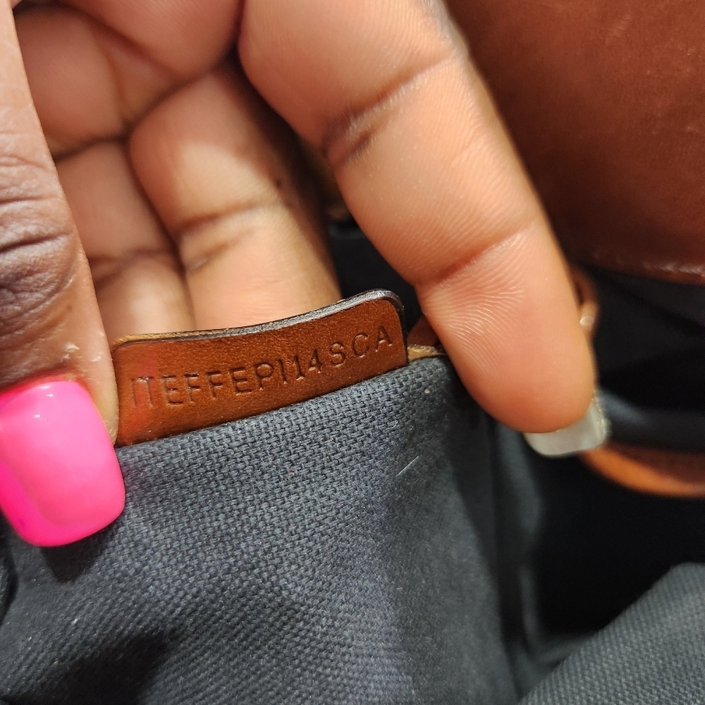 🤎▪️BURBERRY▪️ brown canvas Crossbody bag & COA included - Picture 8 of 12